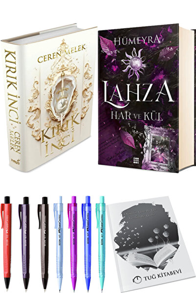 İndigo Kitap Kırık İnci Ciltli ve Lahza 2 Har ve Kül Ciltli + Hediyeli