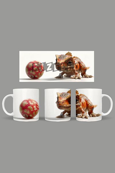 Fizello Cute Dinosaurs - Cute Dinosaur Themed Mug