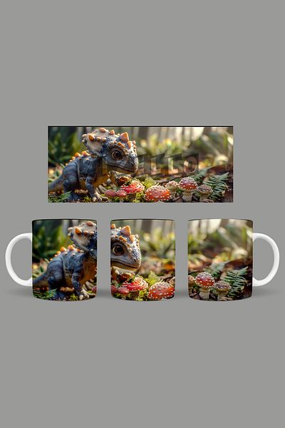 Fizello Cute Dinosaurs - Cute Dinosaur Themed Mug