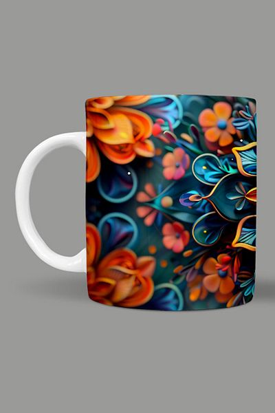 Fizello Mandala Themed Mug