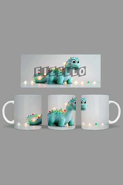 Fizello Cute Dinosaurs - Cute Dinosaur Themed Mug