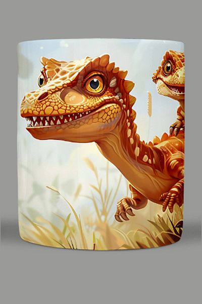 Fizello Cute Dinosaurs - Cute Dinosaur Themed Mug
