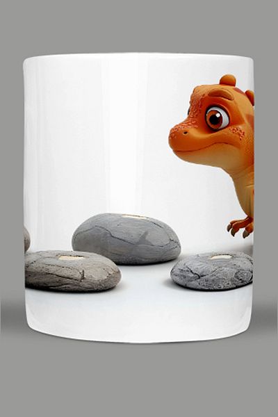 Fizello Cute Dinosaurs - Cute Dinosaur Themed Mug