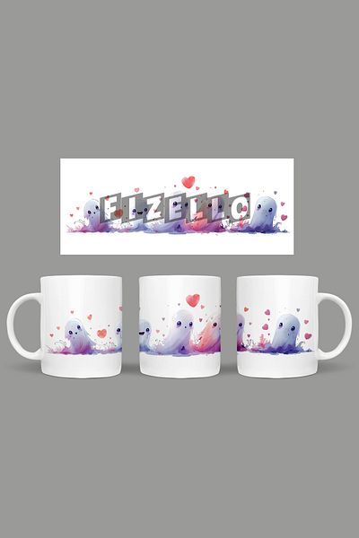 Fizello Cute Ghots - Cute Ghots Themed Mug