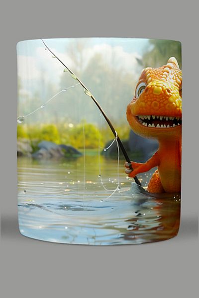 Fizello Cute Dinosaurs - Cute Dinosaur Themed Mug