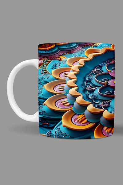 Fizello Mandala Themed Mug