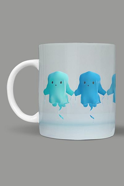 Fizello Cute Ghots - Cute Ghots Themed Mug