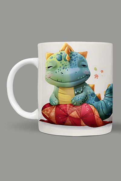Fizello Cute Dinosaurs - Cute Dinosaur Themed Mug