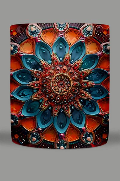 Fizello Mandala Themed Mug