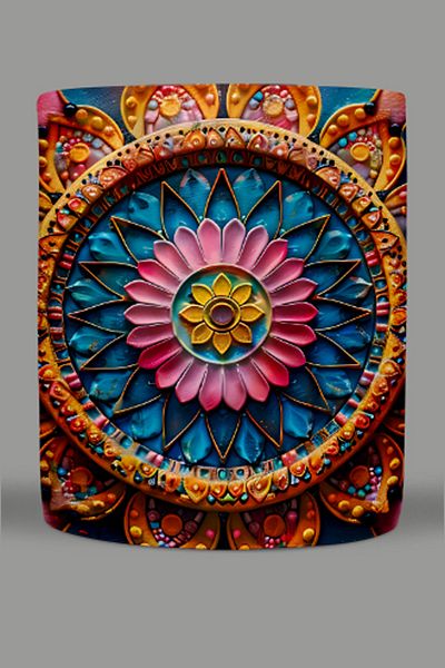 Fizello Mandala Themed Mug