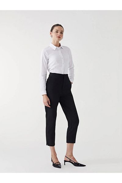 LC Waikiki Lcw Modest Black Standard Fit Women's Cigarette Pants