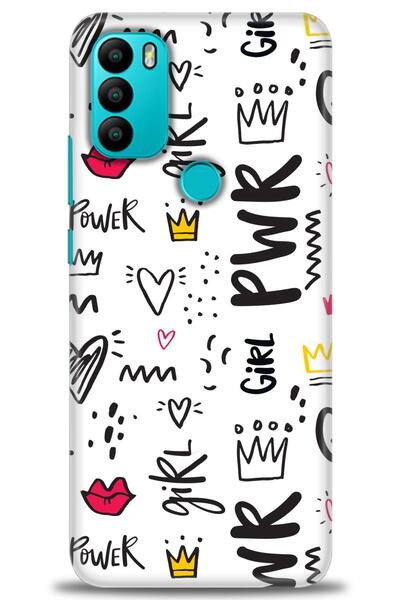MRCİLETİSİM General Mobile Gm 21 Plus Case Hd Printed Case - Power Girl