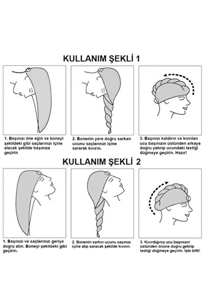 Ellaline 100% бавовняна сертифікована сушилка для волосся - рушник з гумкою та кнопками