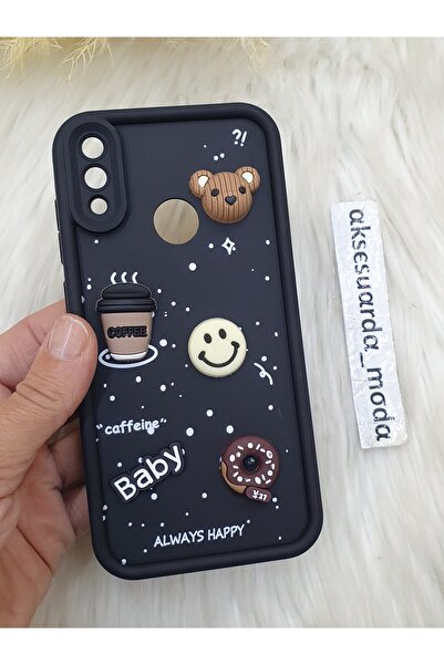 Aksesuarda Moda HUAWEİ Y7 2019 ve Y7 PRİME 2019 UYUMLU FİGÜRLÜ SİLİKON KILIF