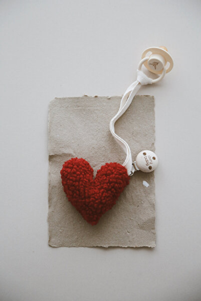 DERY BABY حزام مصاصة تيدي مون أحمر