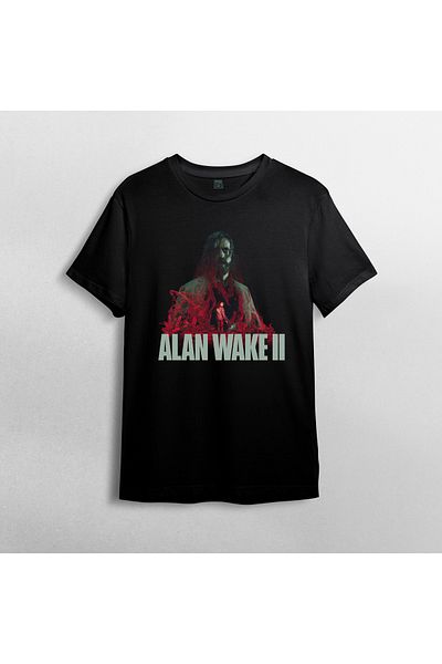 Pixxa Alan Wake II - Μπλουζάκι με λαιμόκοψη 100% βαμβακερό μοντέλο 1