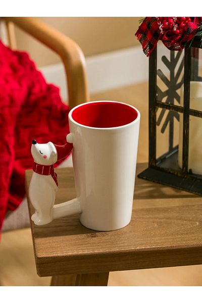 LC Waikiki Mixed Christmas Themed Ceramic Mug 480 ml