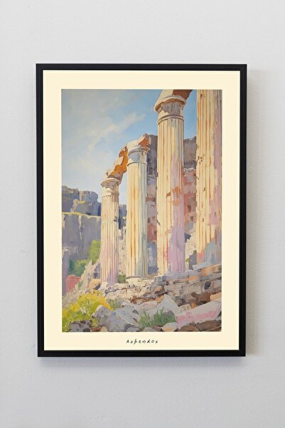 Aspendos Antalya - Çerçevesiz Özgün Tasarım Tablo Poster Duvar Tablosu