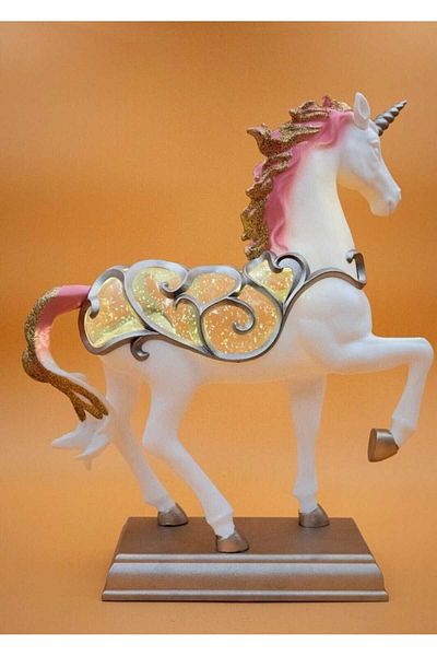 MRShopping Mr Pink Unicorn Snowflake Birthday Gift Christmas Ornament Figure Special Design