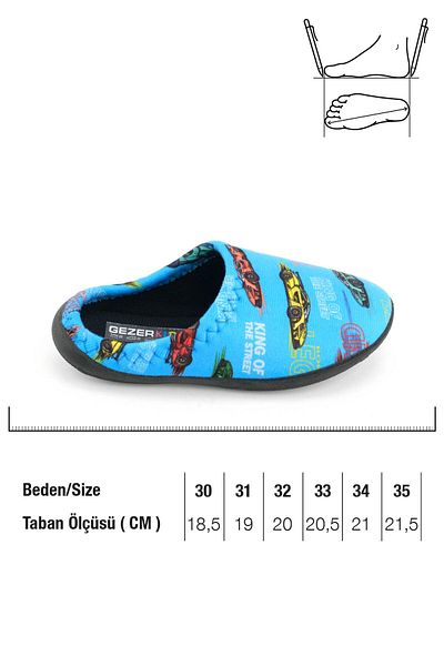 GEZER Παντόφλες γόνδολα για αγόρια Winter Legend Comfortable Sole Home Garden