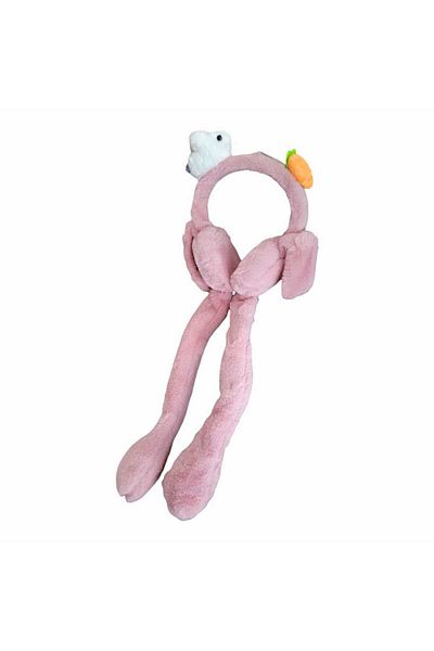 Aware Time Children's Plush Figured Movable Ear Movable Sound Winter Earmuff