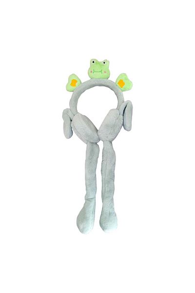 Ad Children's Plush Figured Movable Ear Movable Sound Winter Earmuff