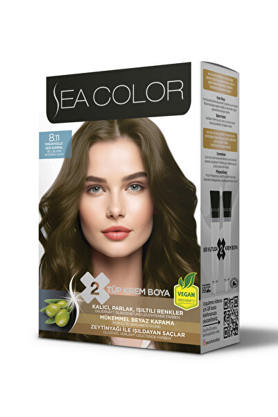 Sea Color Set Saç Boyası 8.11 Yoğun Küllü Açık Kumral