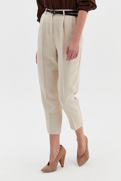 Nish&Chic Slim Belted Trousers