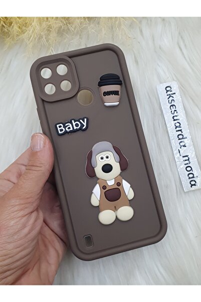 Aksesuarda Moda حافظة سيليكون متوافقة مع REALME C21Y وC25Y