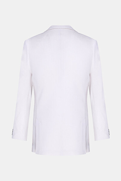 W Collection Ekru Buttoned Jacket