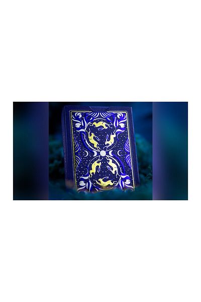 OyuncaklarÜlkesi Cartamundi under the Moon - Midnight Blue Premium Playing Card