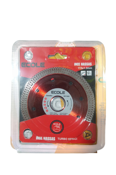 ECOLE Fayans ve seramik 115 lik hassas kesme ince kesici ispral ağızı