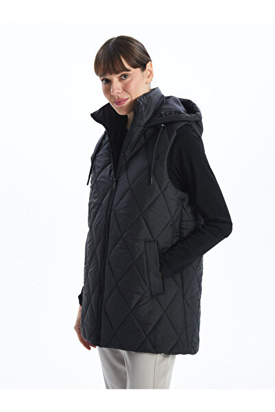 LC Waikiki Lcwk Kapüşonlu Kapitone Kadın Şişme Yelek