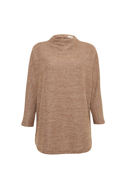 Aker Kapşonlu Batik Desenli Sweatshirt