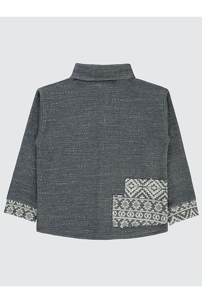 Civil Boys 6-9 Years Boy's Anthracite Shirt