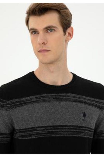 U.S. Polo Assn. Πόλο Ασν. Ανδρικό πουλόβερ Pare Anthracite 1957277