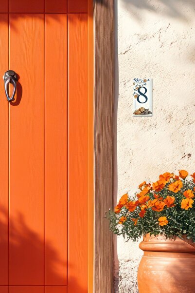 MODA CERO Ceramic Door with Cute Cat and Dog Number:8