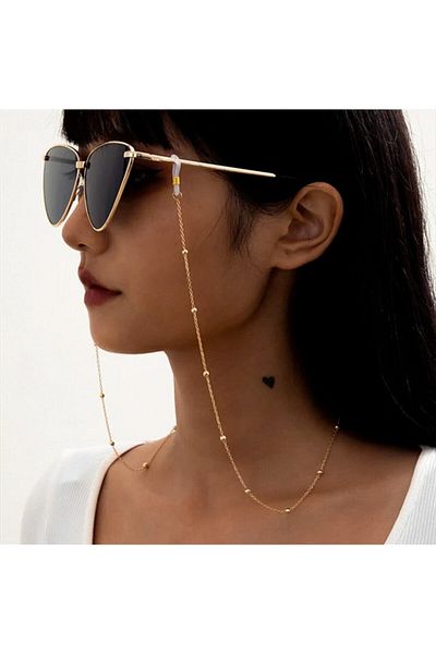 Della Pianto Colored Beads Special Design Glasses Chain