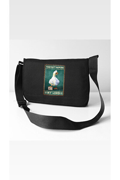 DEEFWEAR Baskılı Postacı Çantası/Okul Çantası/Laptop Çantası