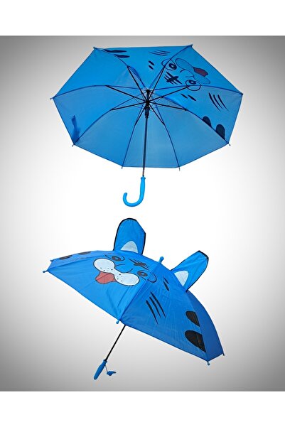 Rainwalker Kulaklı Ve Düdüklü Eğlenceli Karikatür Çoçuk Şemsiyesi