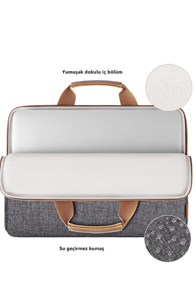 MirEr Laptop Bag, Hanging Bag, Briefcase, Tablet Bag, File Bag, Multi-Compart...