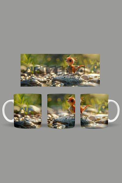 Fizello Cute Dinosaurs - Cute Dinosaur Themed Mug