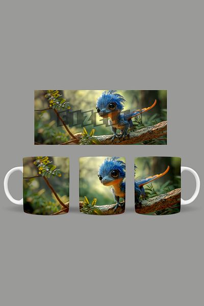Fizello Cute Dinosaurs - Cute Dinosaur Themed Mug
