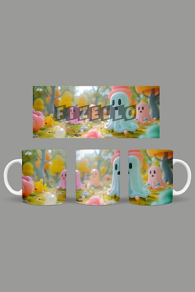 Fizello Cute Ghots - Cute Ghots Themed Mug