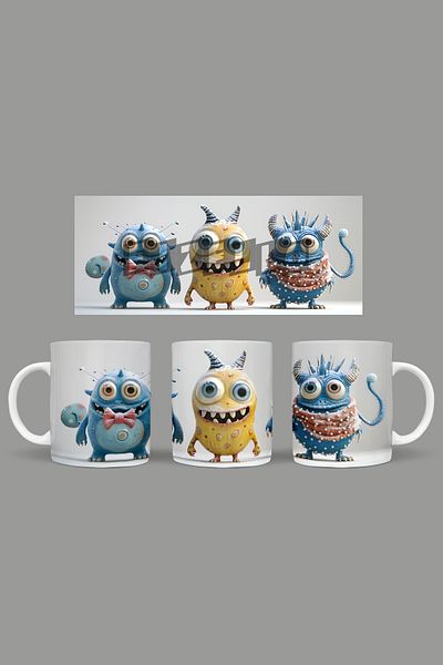 Fizello Cute Baby Monsters - Cute Baby Monsters Mug