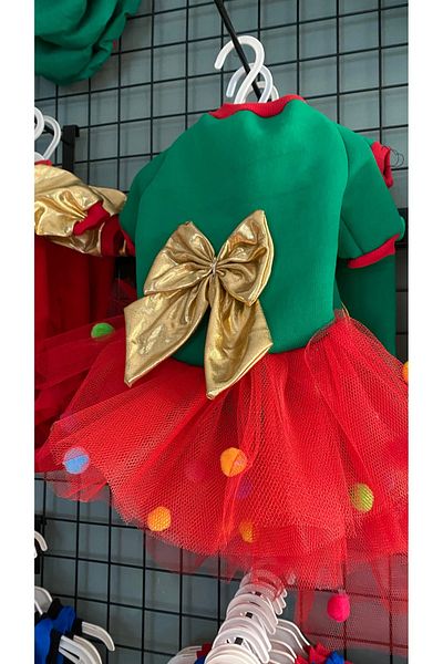 PetiliDünya Christmas Outfit - Christmas Dress for Dog and Cat