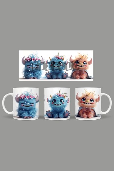 Fizello Cute Baby Monsters - Cute Baby Monsters Mug