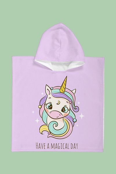 Evdek Πετσέτα παραλίας Magical Unicorn Poncho
