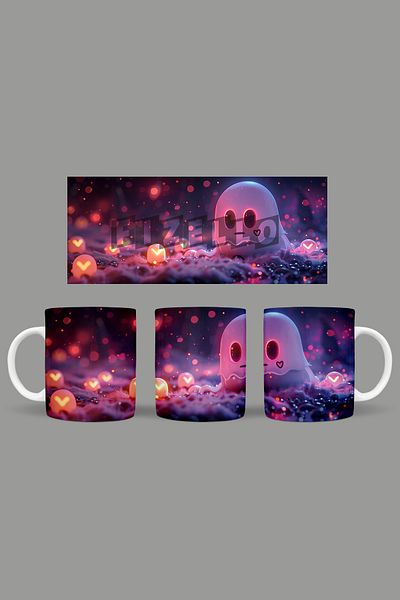 Fizello Cute Ghots - Cute Ghots Themed Mug