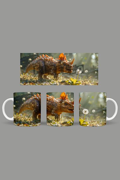 Fizello Cute Dinosaurs - Cute Dinosaur Themed Mug